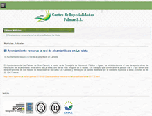 Tablet Screenshot of centropalmar.es